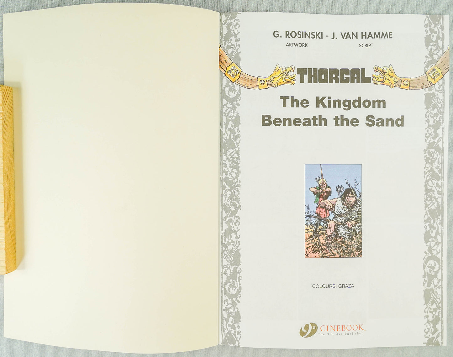 Thorgal Volume 18: Kingdom Beneath the Sand - Cinebook Paperback UK Comic Book by Rosiński/Van Hamme