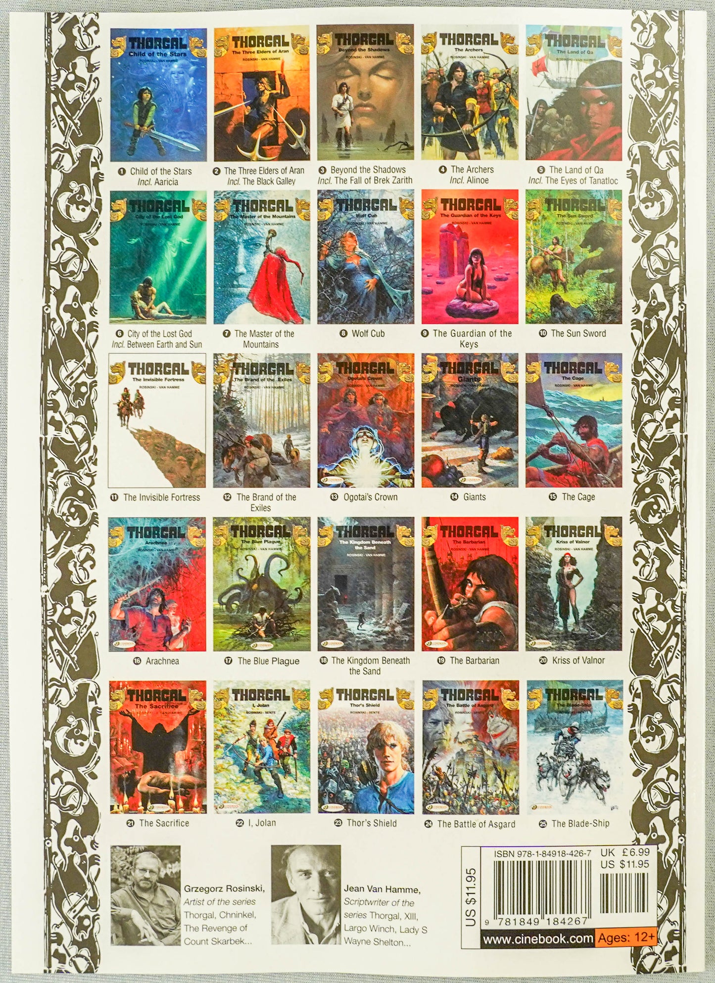 Thorgal Volume 21: The Sacrifice - Cinebook Paperback UK Comic Book by Rosiński/Van Hamme