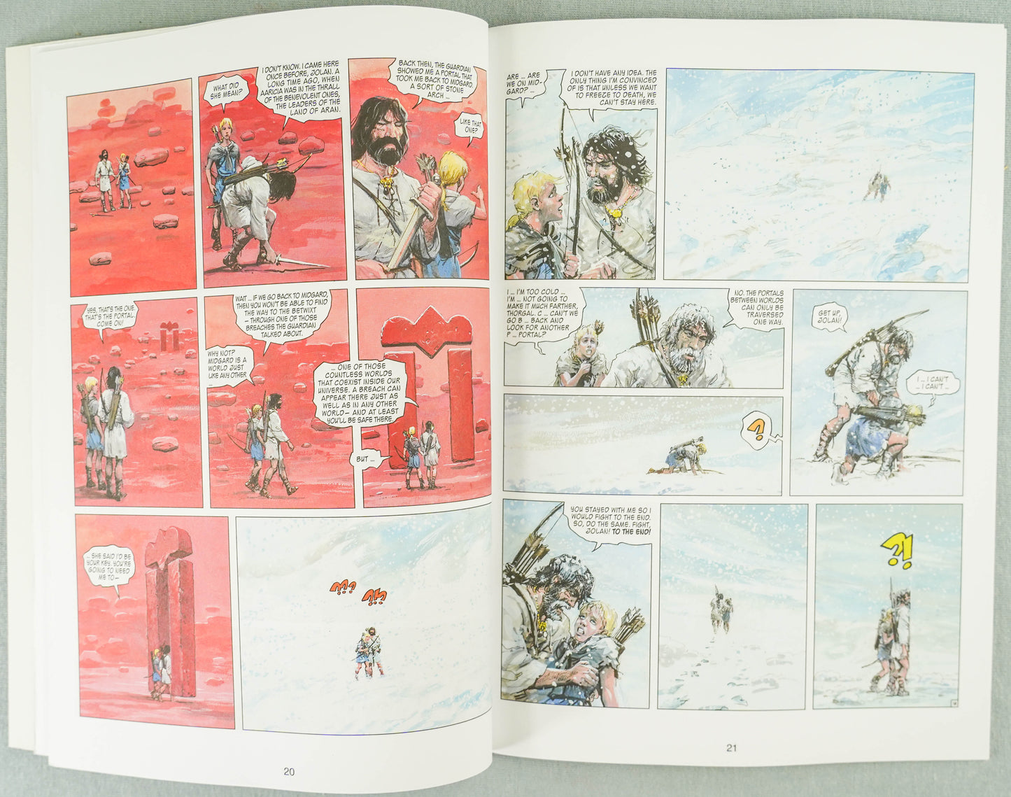 Thorgal Volume 21: The Sacrifice - Cinebook Paperback UK Comic Book by Rosiński/Van Hamme