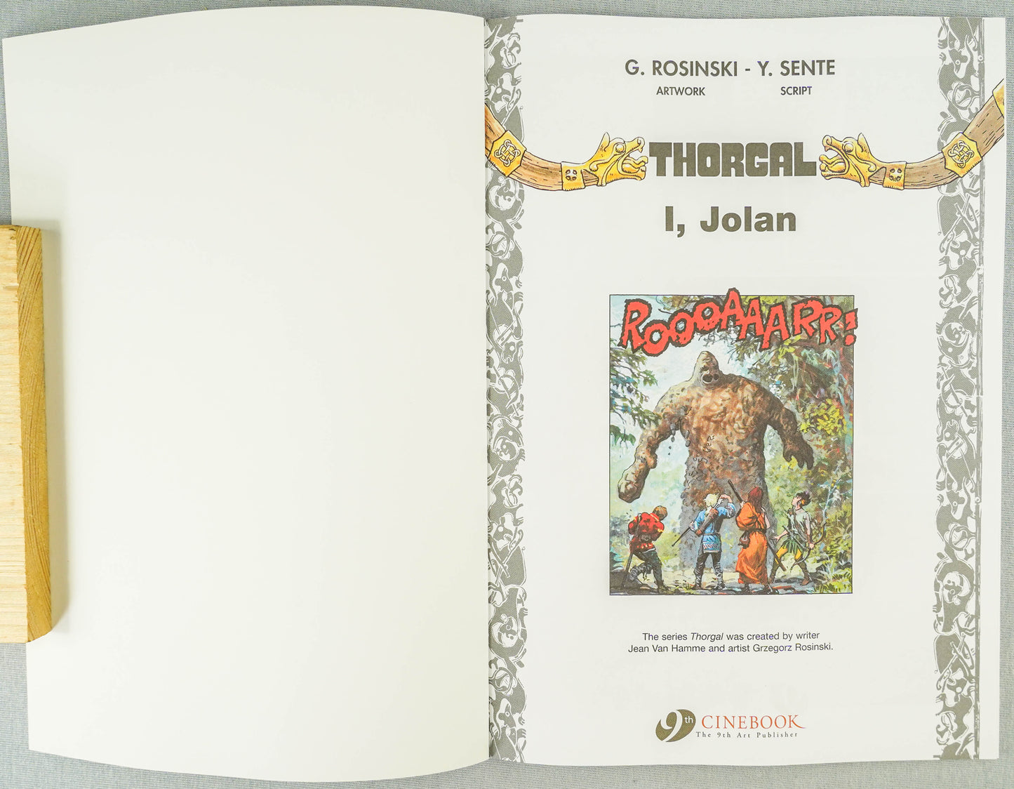 Thorgal Volume 22 - I, Jolan - Cinebook Paperback UK Comic Book by Rosiński/Van Hamme