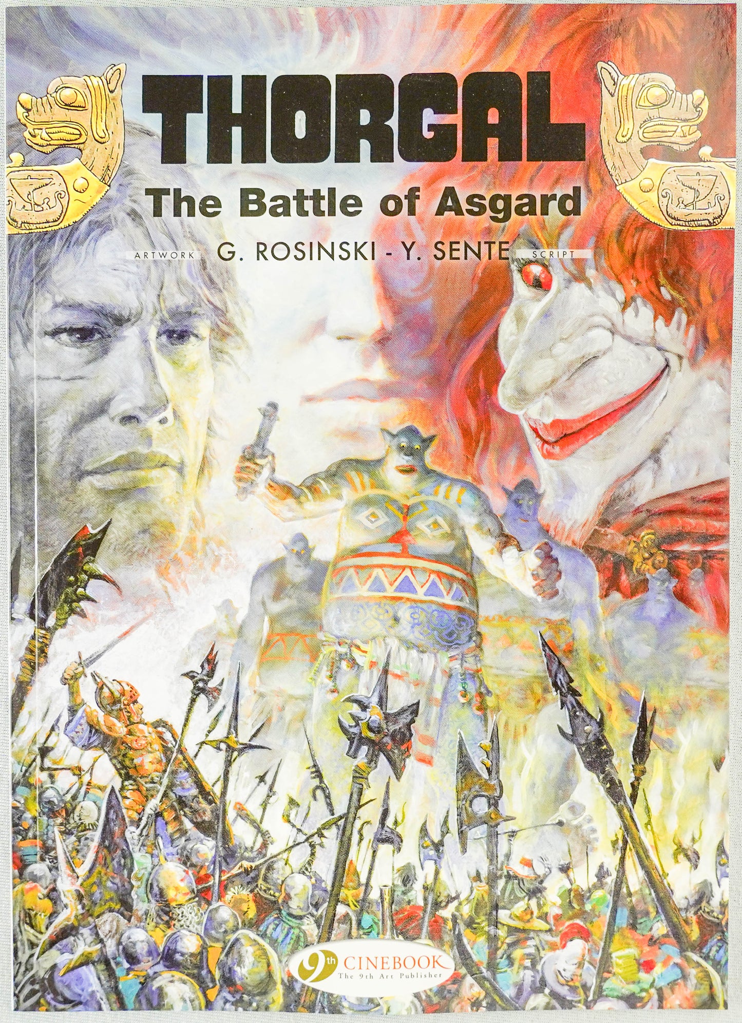 Thorgal Volume 24: The Battle of Asgard - Cinebook Paperback UK Comic Book by Rosiński/Van Hamme