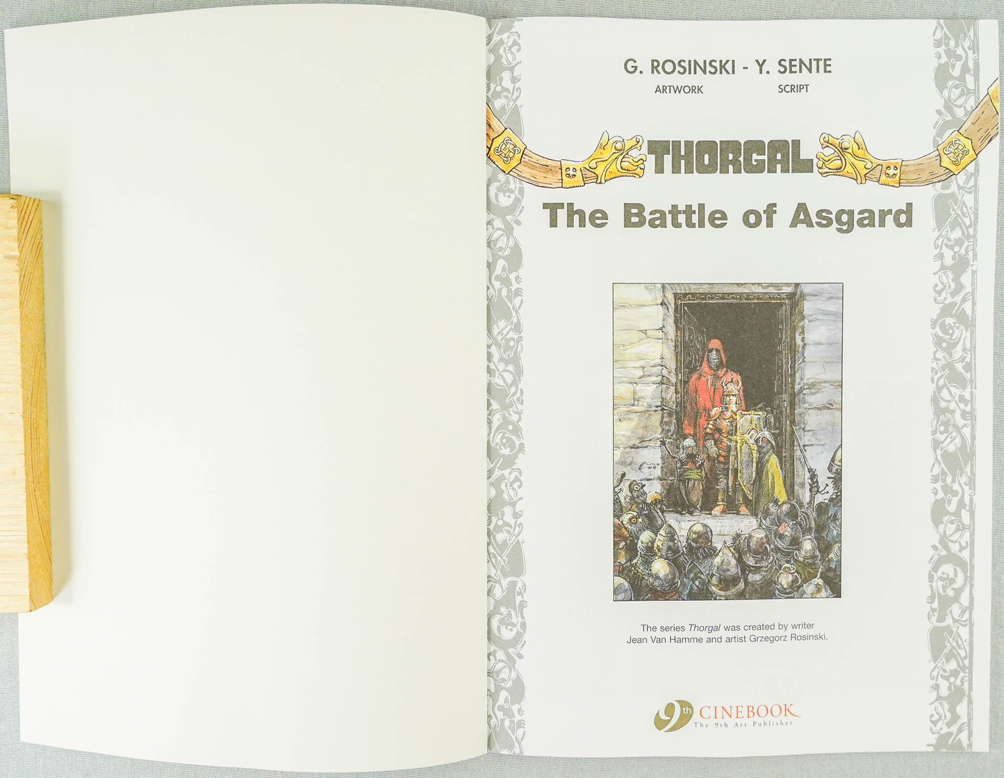 Thorgal Volume 24: The Battle of Asgard - Cinebook Paperback UK Comic Book by Rosiński/Van Hamme