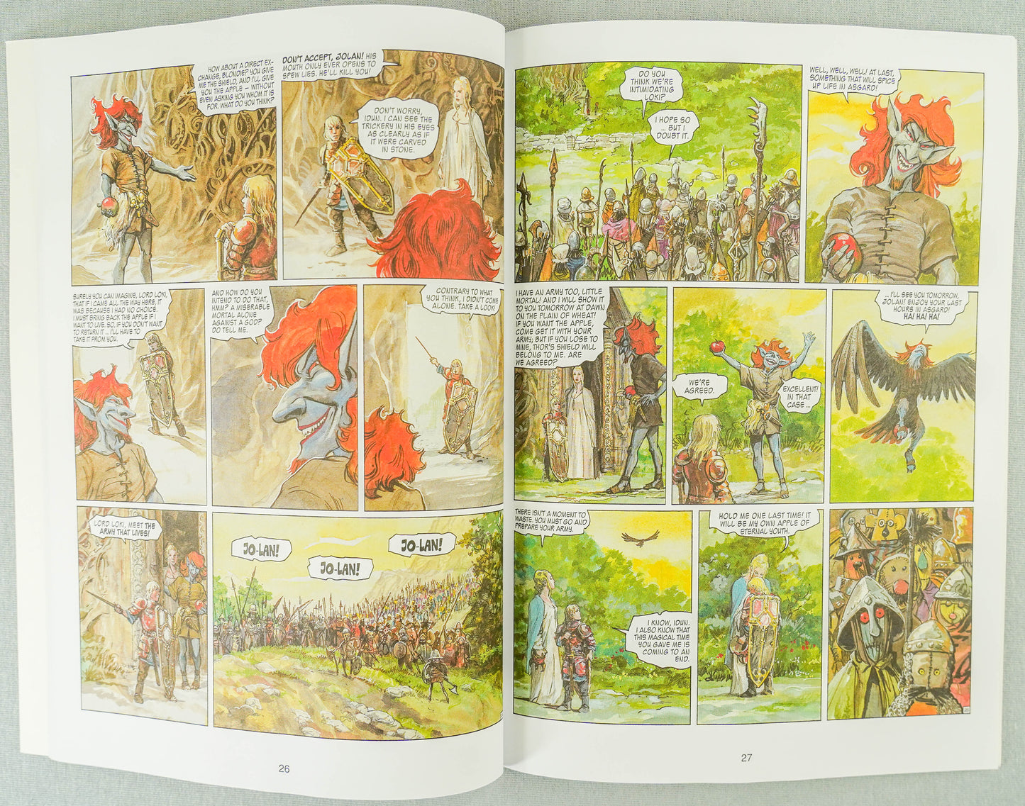 Thorgal Volume 24: The Battle of Asgard - Cinebook Paperback UK Comic Book by Rosiński/Van Hamme