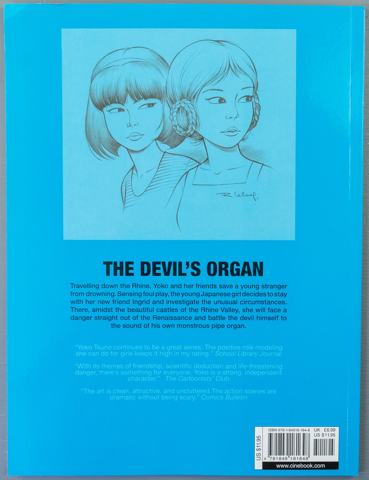 Yoko Tsuno Volume 8 - The Devils Organ Cinebook Paperback Comic Book by R. Leloup