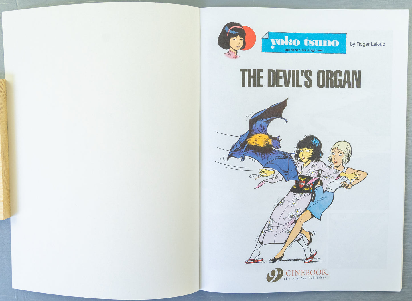 Yoko Tsuno Volume 8 - The Devils Organ Cinebook Paperback Comic Book by R. Leloup