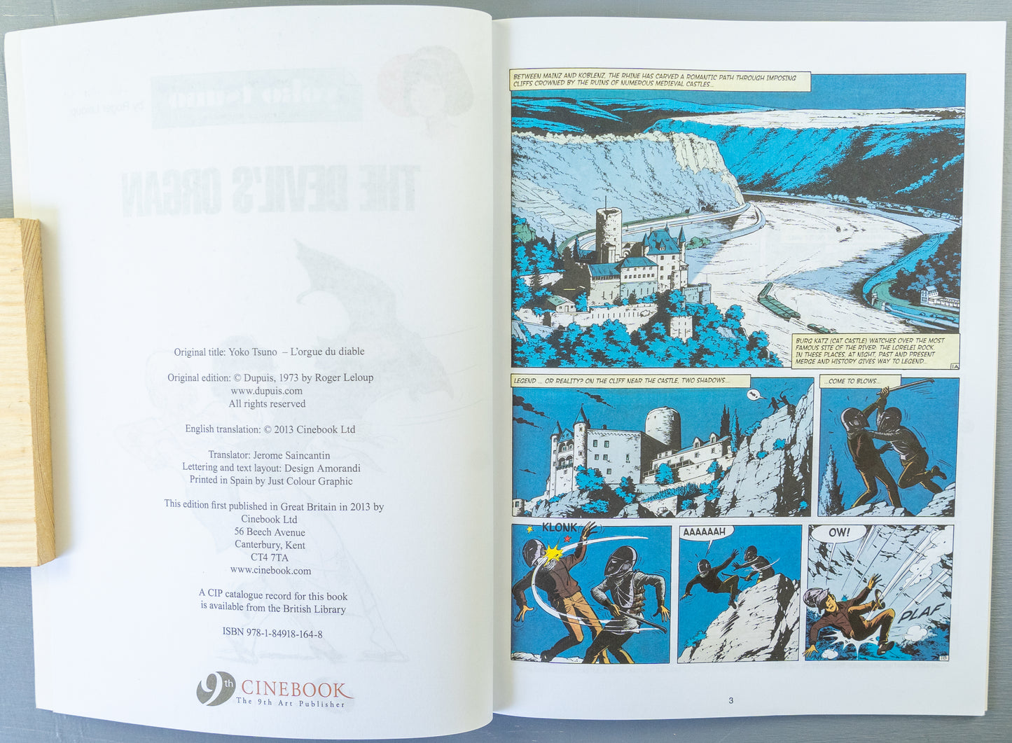 Yoko Tsuno Volume 8 - The Devils Organ Cinebook Paperback Comic Book by R. Leloup