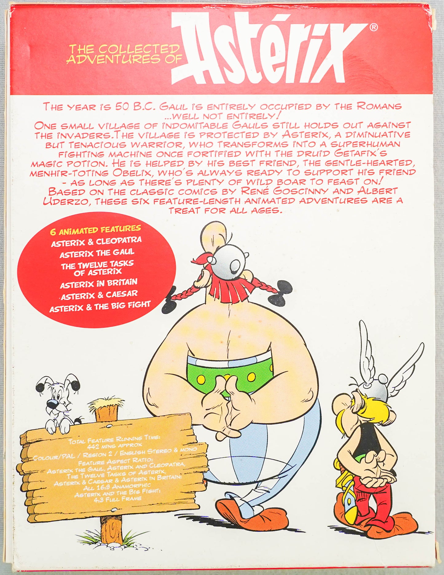 Collected Adventures of Asterix: 6 DVD Set Collectors Edition 2006 Darguad/Rene