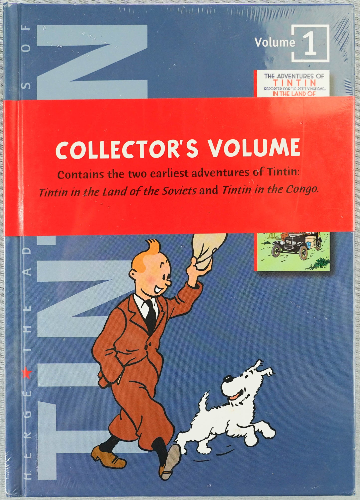 Egmont 2012 A5 2 in 1 Tintin Book Volume 1: Soviets & Congo Rare Herge Comic