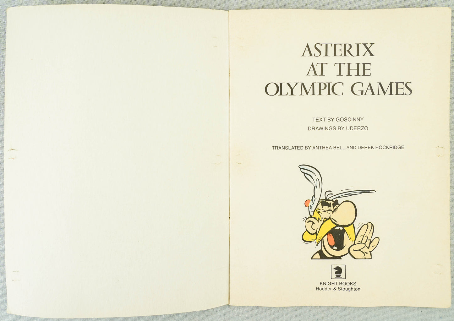 Asterix and The Olympic Games Vintage Mini A5 Asterix Book UK Paperback Edition Uderzo