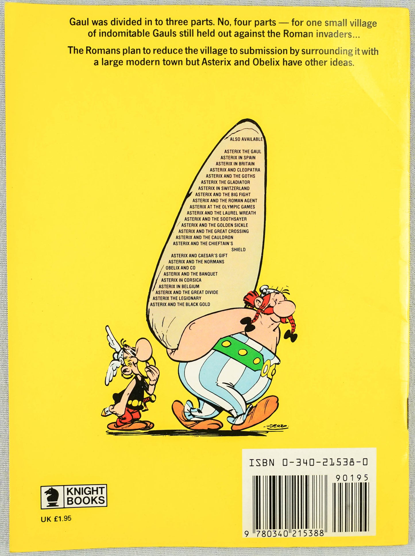 The Mansions of the Gods Vintage Mini A5 Asterix Book UK Paperback Edition Uderzo