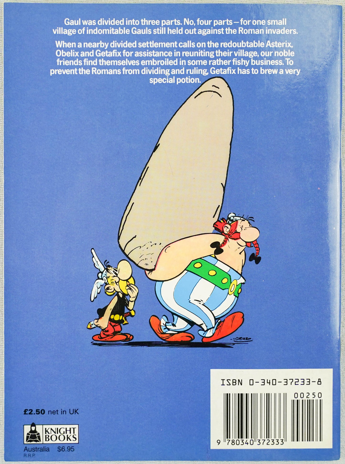 Asterix and the Great Divide Vintage Mini A5 Asterix Book UK Paperback Edition Uderzo