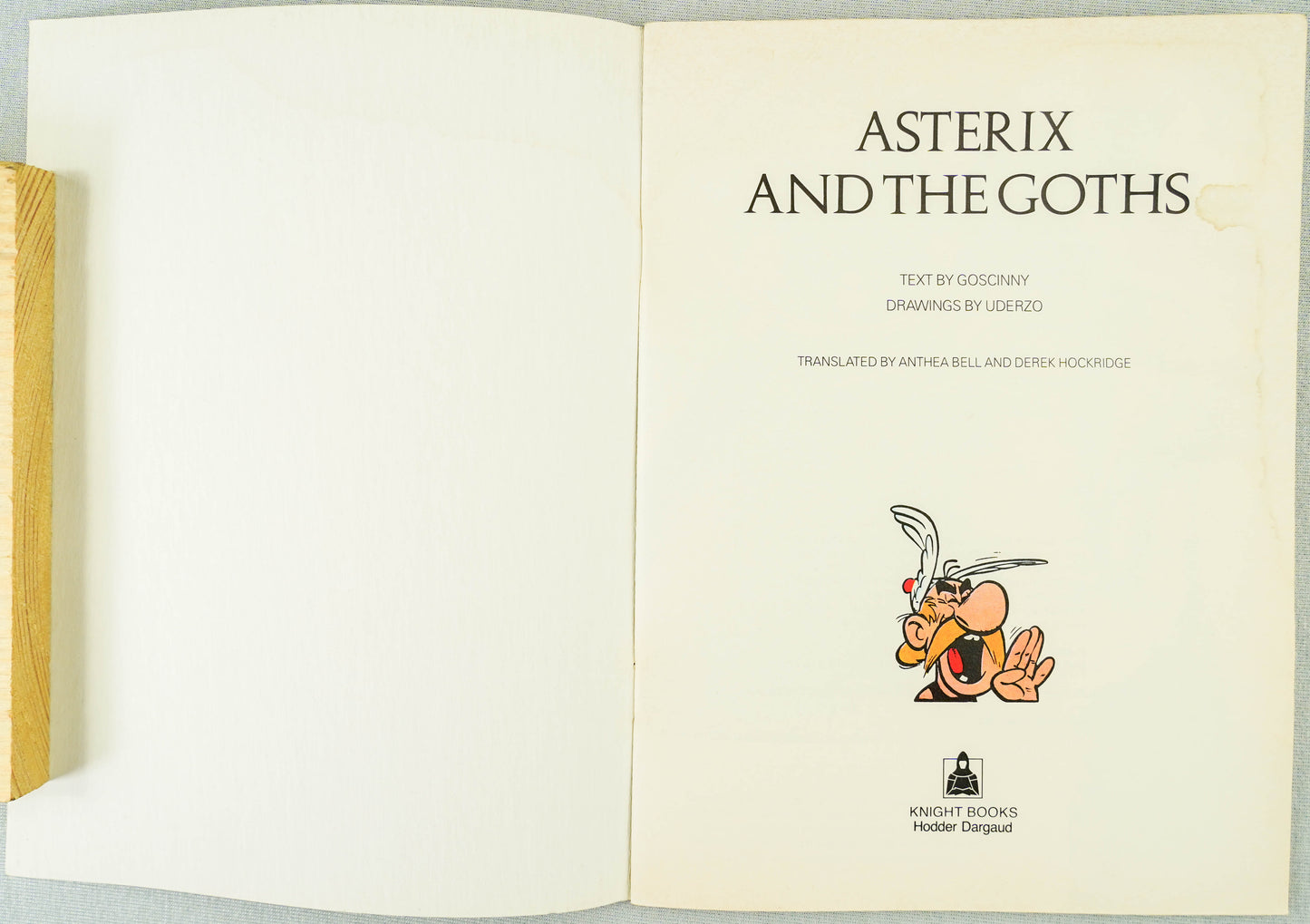 Asterix and the Goths Vintage Mini A5 Asterix Book UK Paperback Edition Uderzo