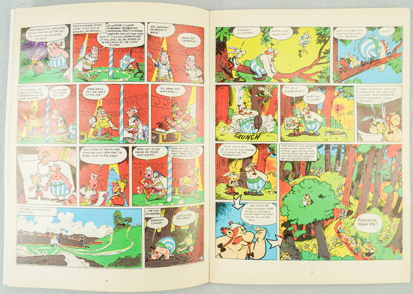 Asterix and the Goths Vintage Mini A5 Asterix Book UK Paperback Edition Uderzo