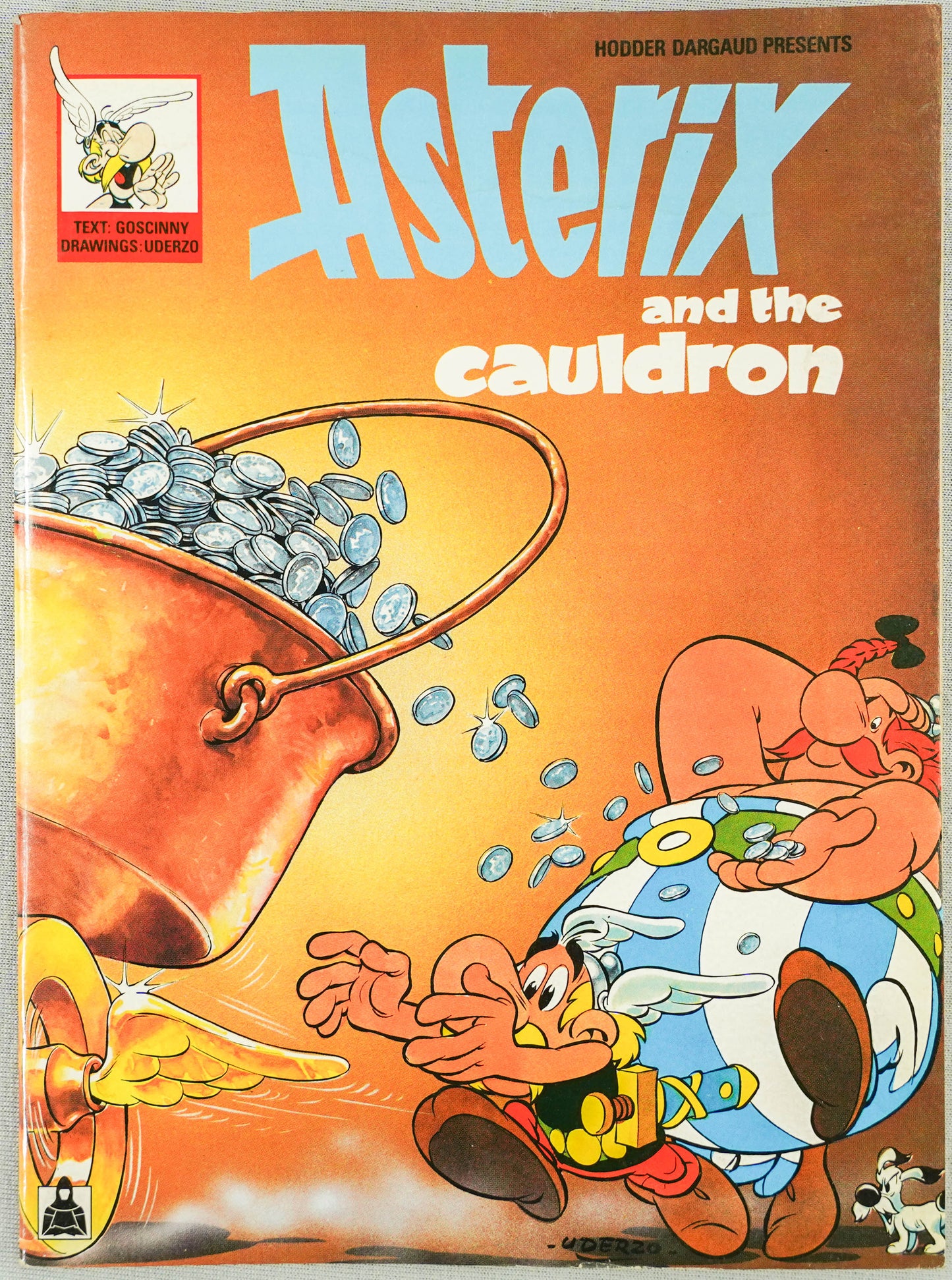 Asterix and the Cauldron Vintage Mini A5 Asterix Book UK Paperback Edition Uderzo