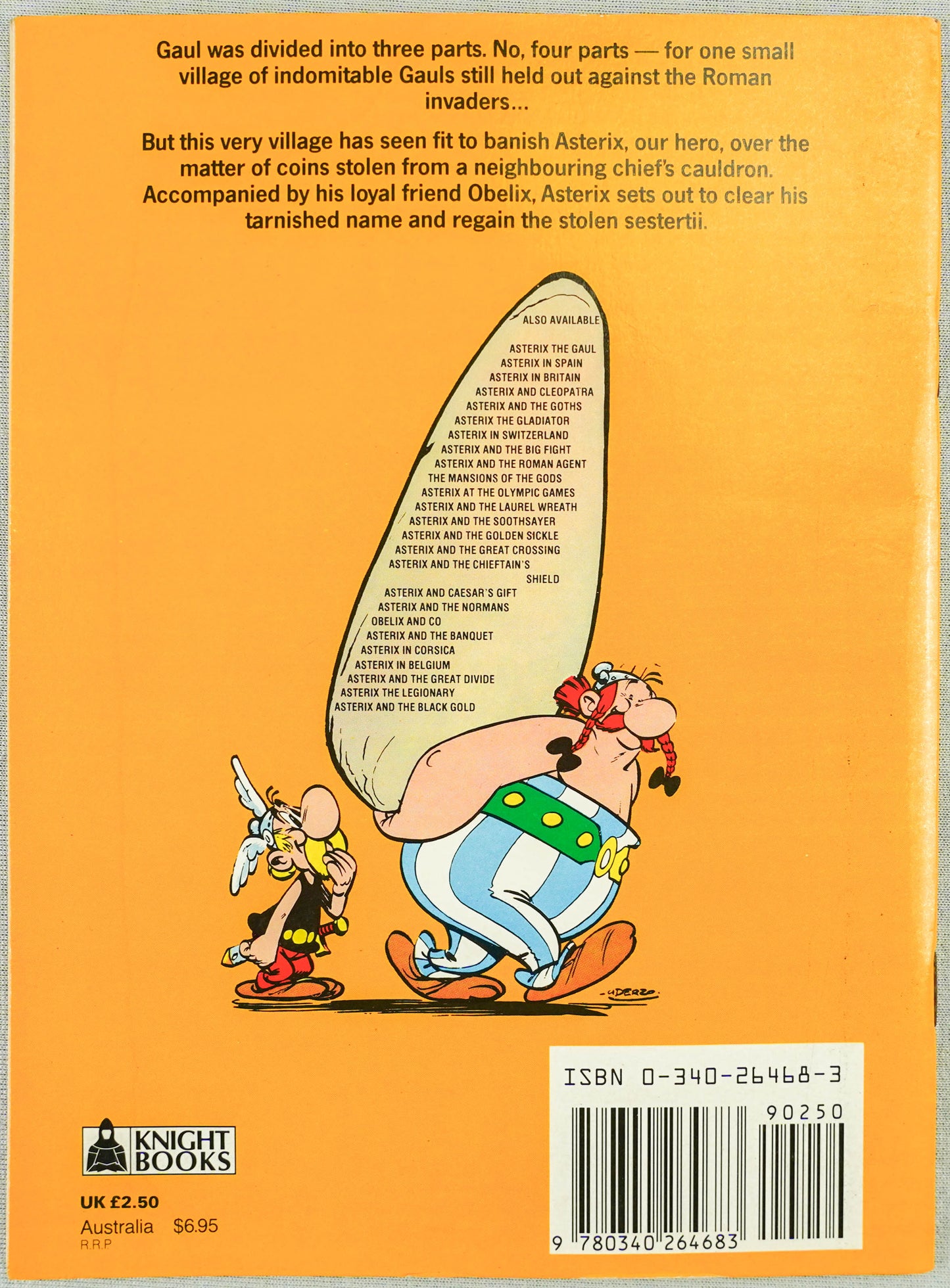 Asterix and the Cauldron Vintage Mini A5 Asterix Book UK Paperback Edition Uderzo