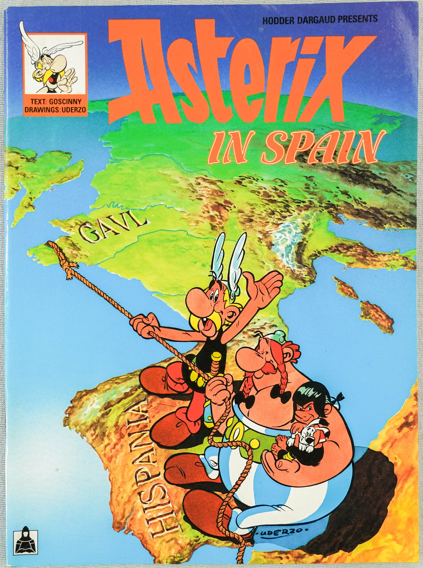 Asterix in Spain Vintage Mini A5 Asterix Book UK Paperback Edition Uderzo