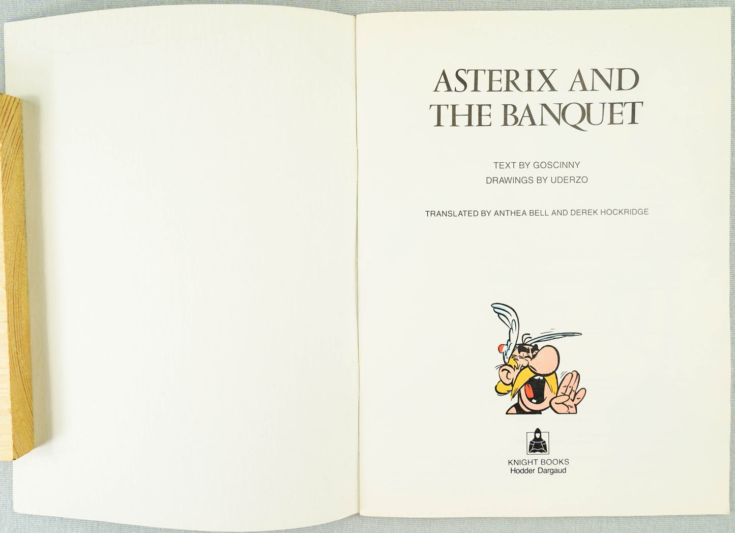 Asterix and the Banquet Vintage Mini A5 Asterix Book UK Paperback Edition Uderzo