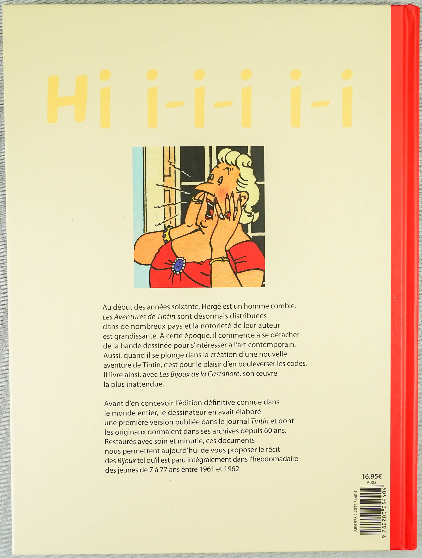 Les Bijoux de la Castafiore: 60 Yrs Version Journal Tintin 2023 1st Edition by Herge EO