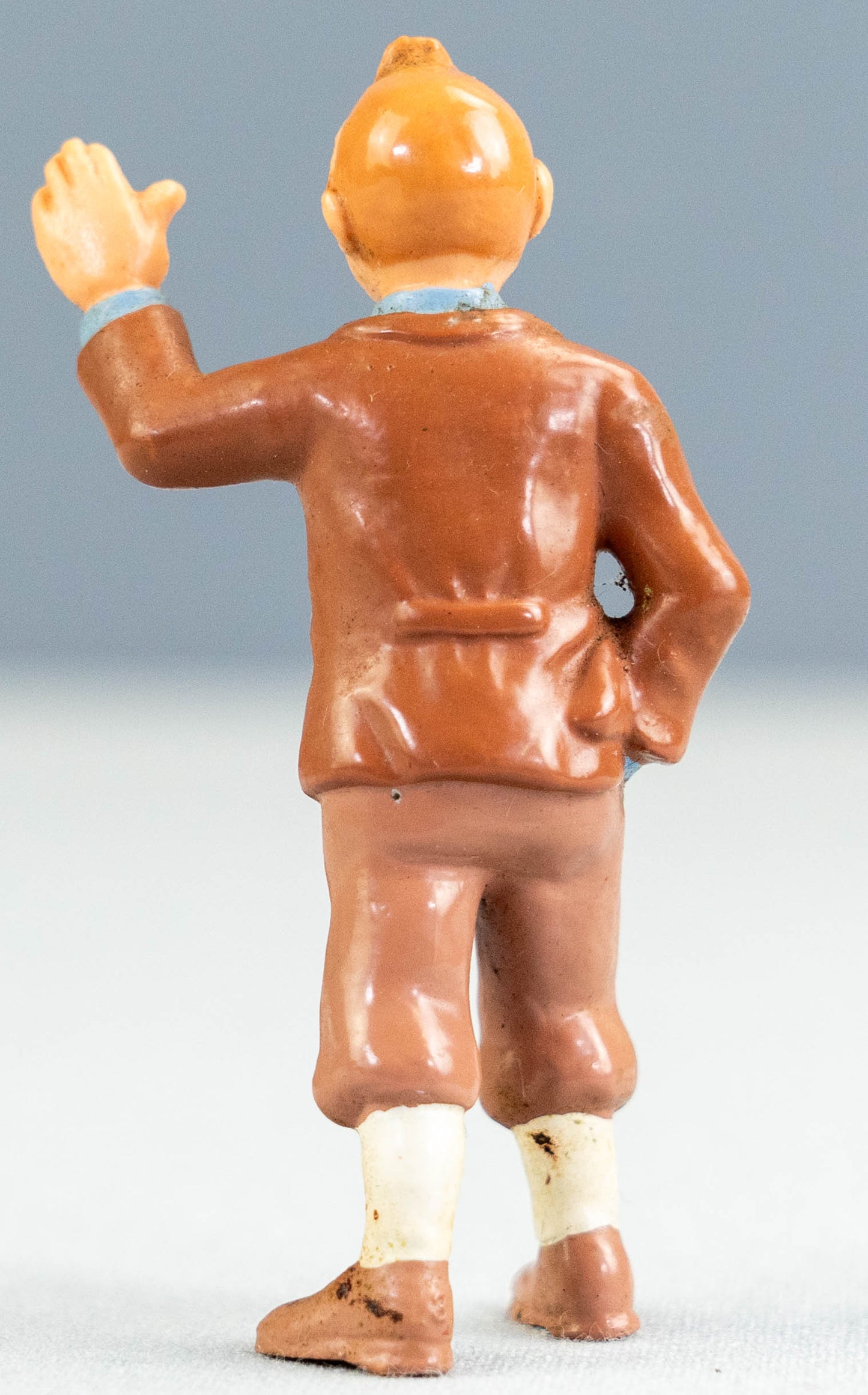 Tintin Waving: Vintage 1990s 8cm Figure from the Bully Collection