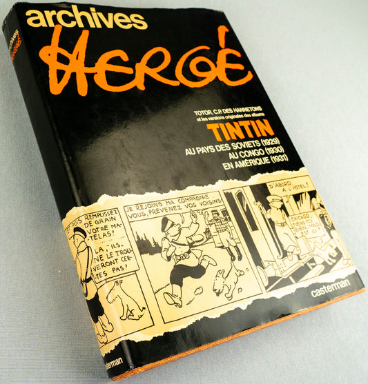 ARCHIVES HERGE VOLUME 1 1973 1st Edition x3 Tintin Books+Totor Hardback Rare EO