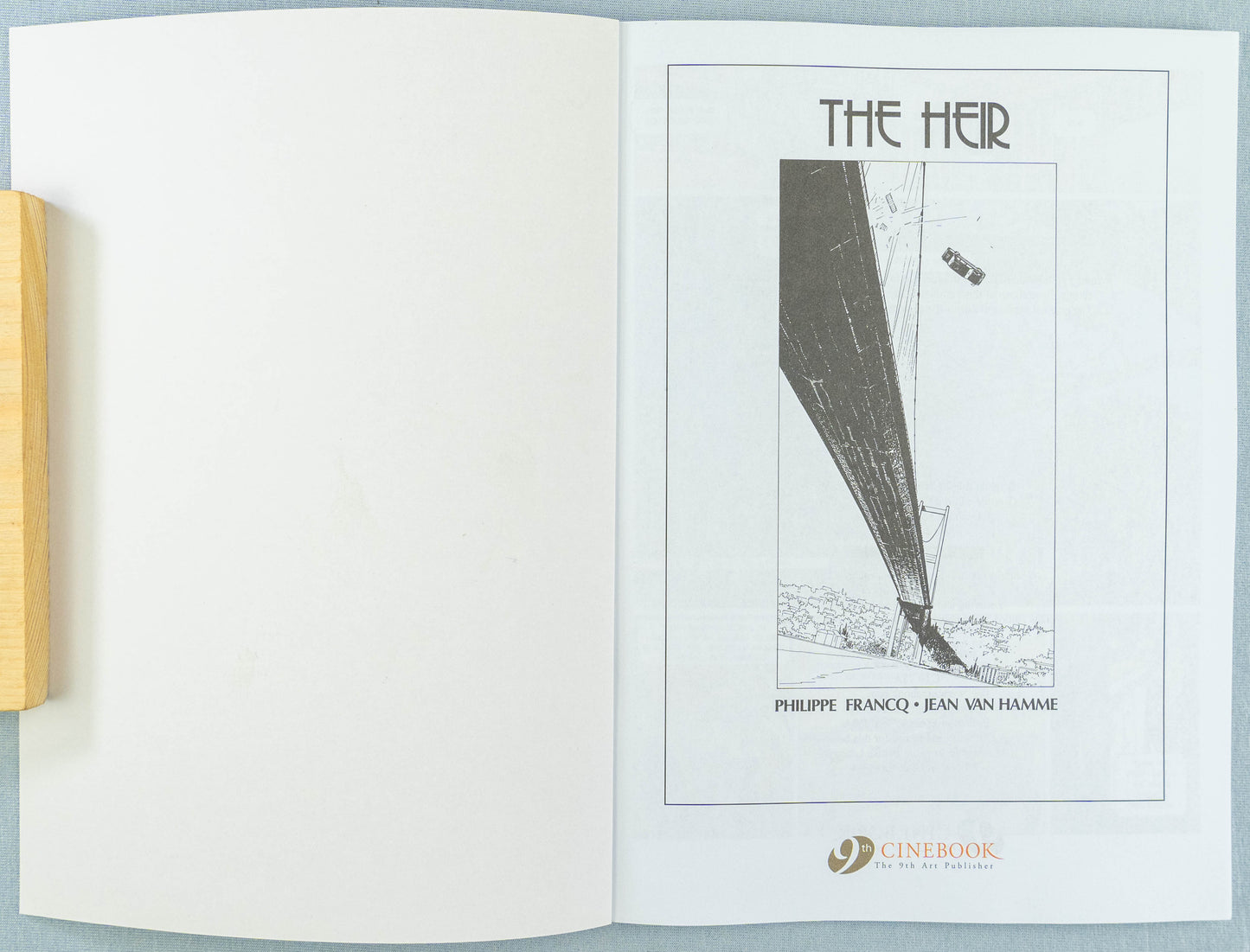 Largo Winch Volume 1 - The Heir Cinebook Paperback Comic Book by Francq / Hamme