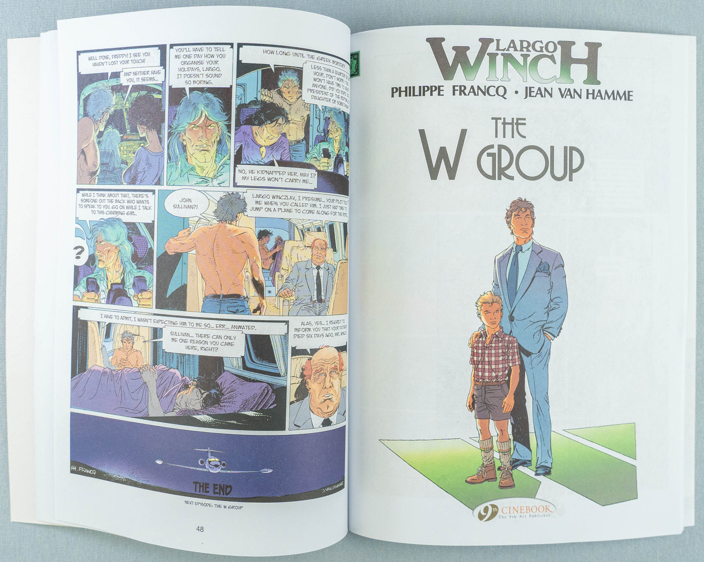 Largo Winch Volume 1 - The Heir Cinebook Paperback Comic Book by Francq / Hamme