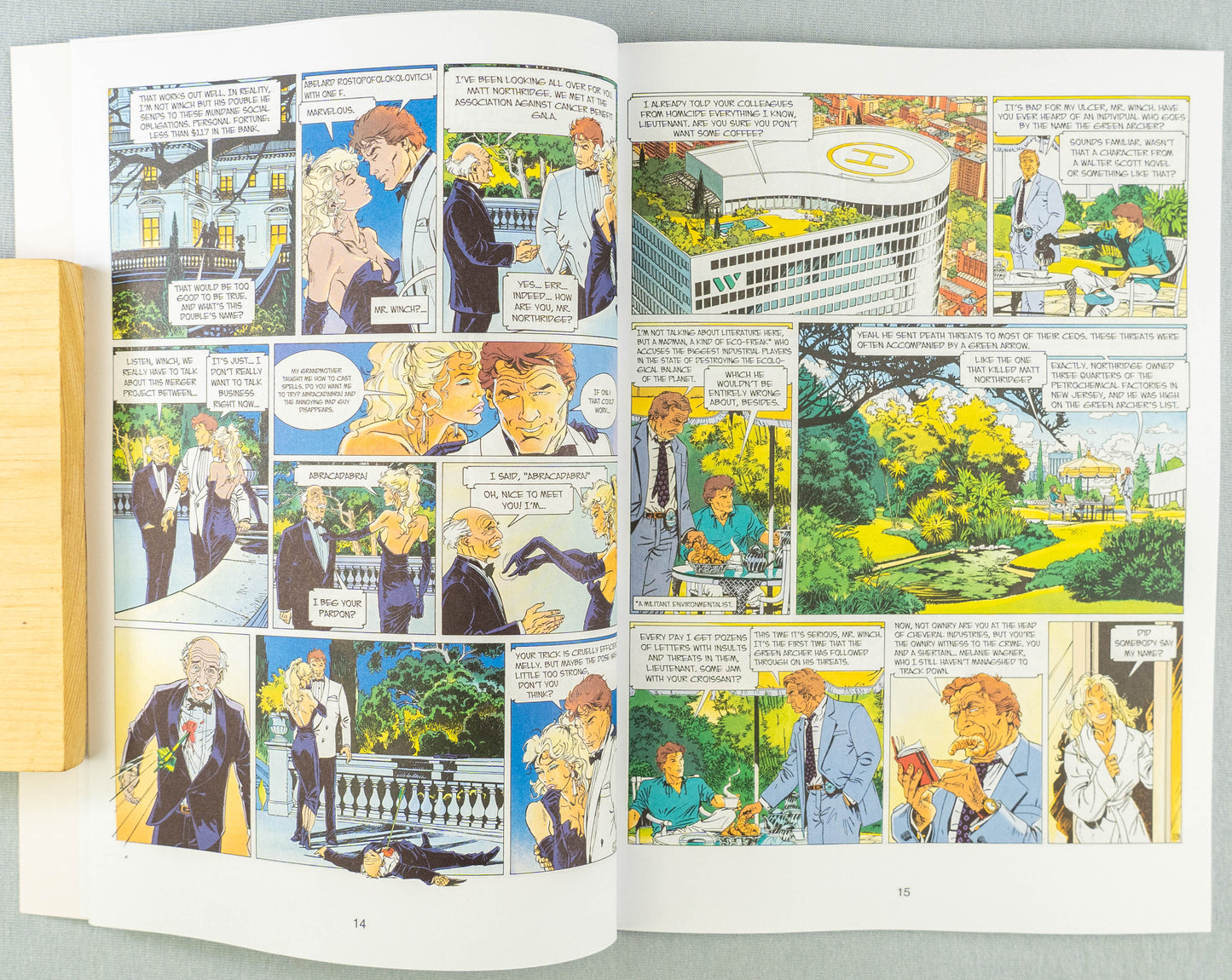 Largo Winch Volume 2 - Takeover Bid Cinebook Paperback Comic Book by Francq / Hamme