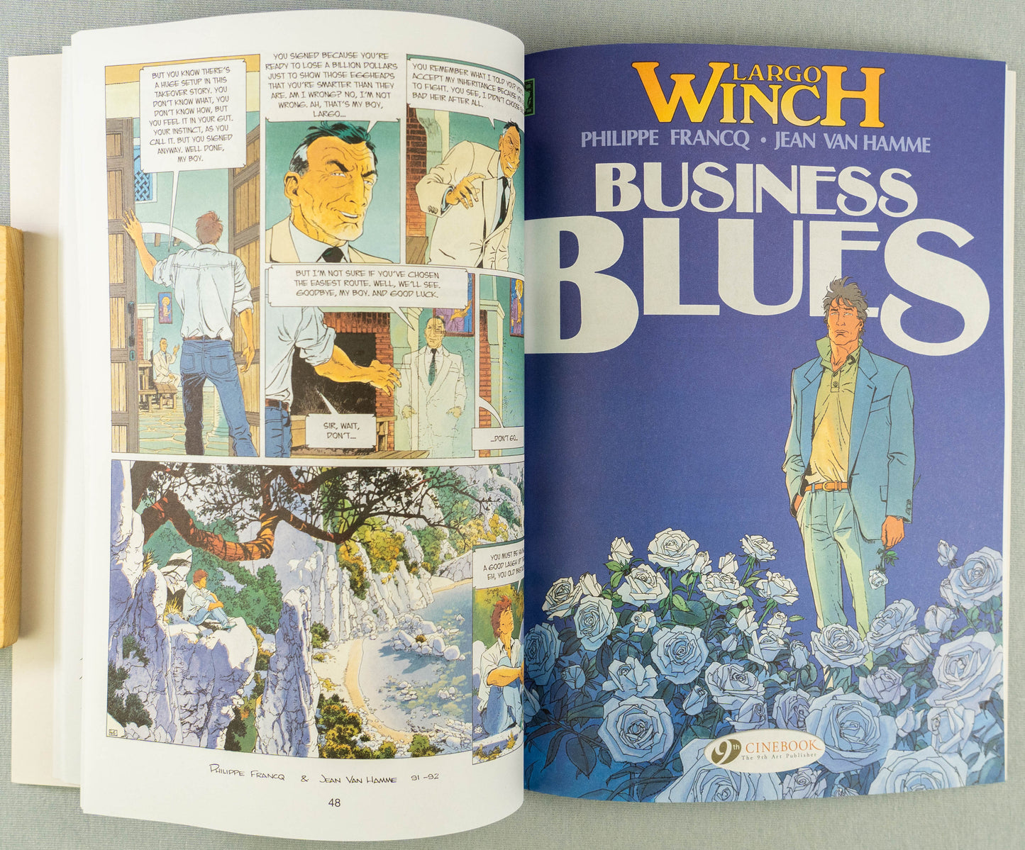 Largo Winch Volume 2 - Takeover Bid Cinebook Paperback Comic Book by Francq / Hamme