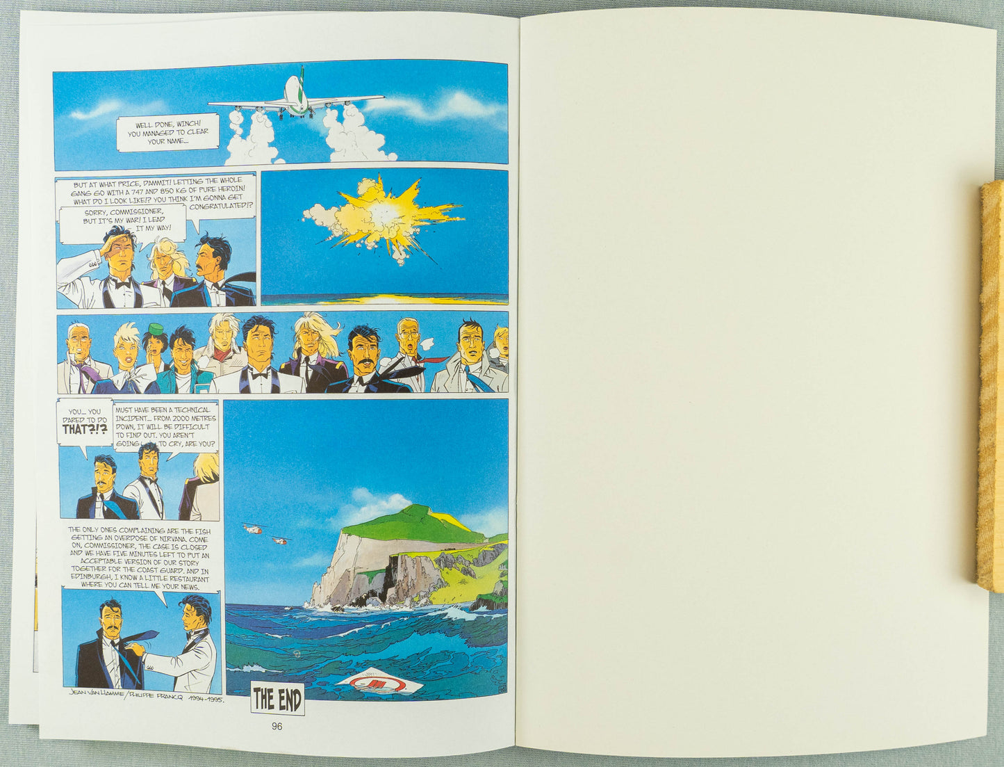 Largo Winch Volume 3 - Dutch Connection Cinebook Paperback Comic Book by Francq / Hamme