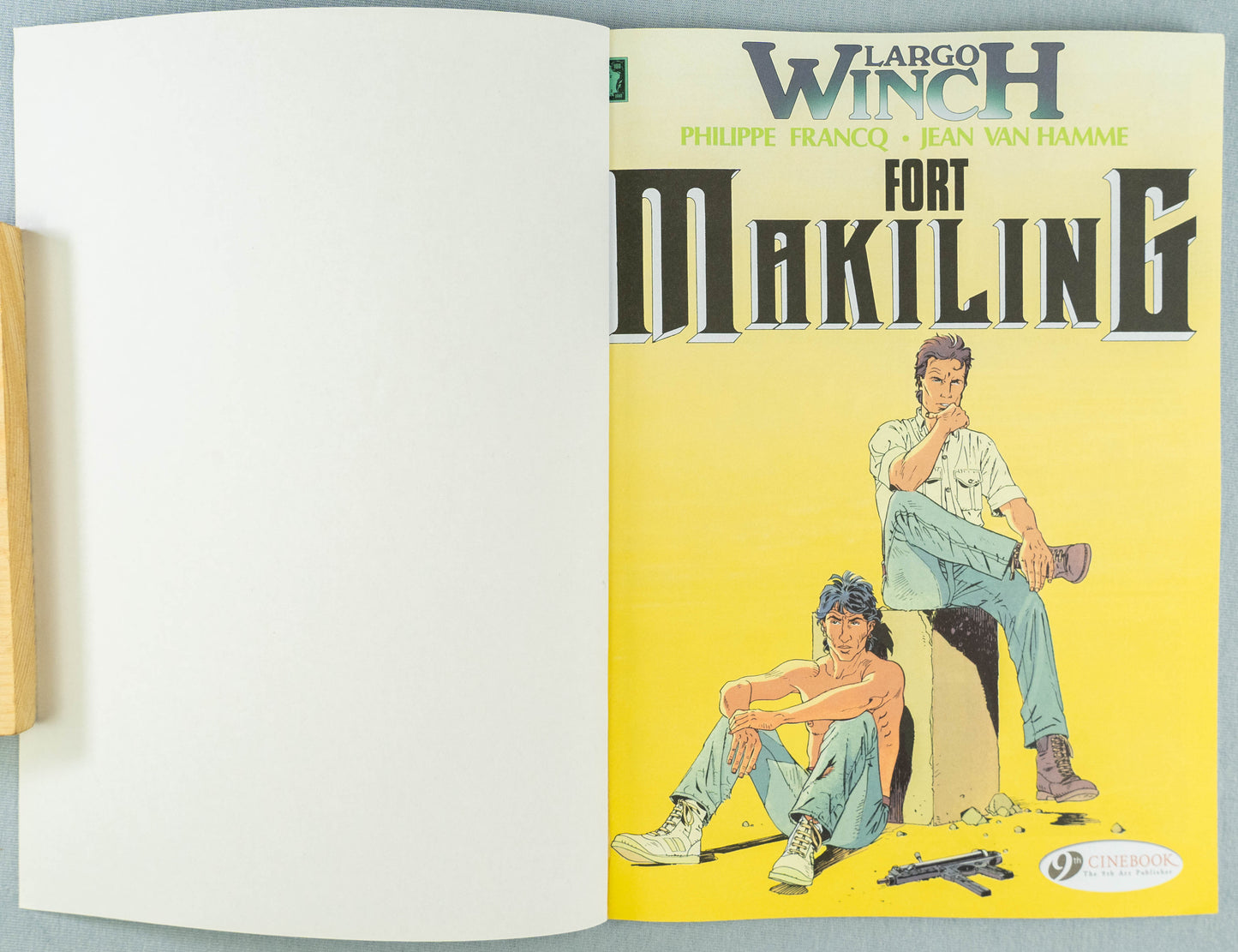 Largo Winch Volume 4 - The Hour of the Tiger Cinebook Paperback Comic Book by Francq / Hamme