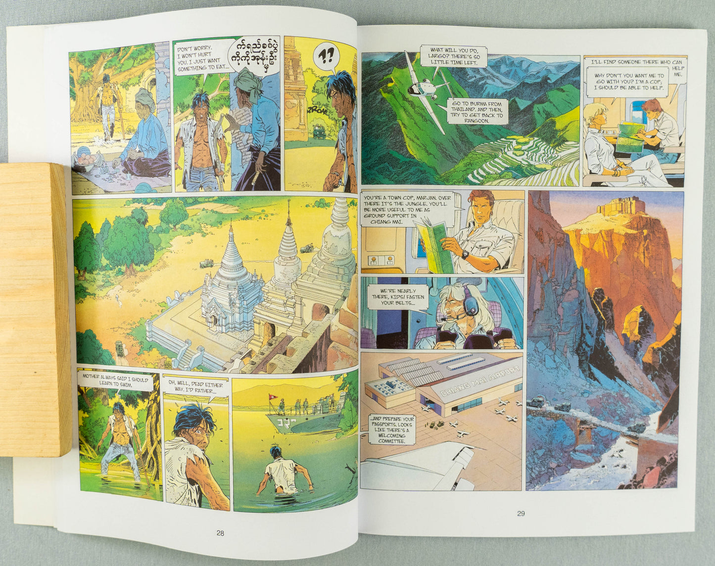 Largo Winch Volume 4 - The Hour of the Tiger Cinebook Paperback Comic Book by Francq / Hamme