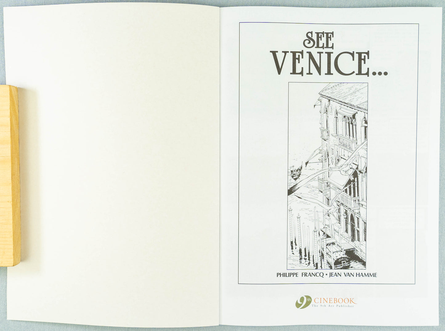 Largo Winch Volume 5 - See Venice… Cinebook Paperback Comic Book by Francq / Hamme