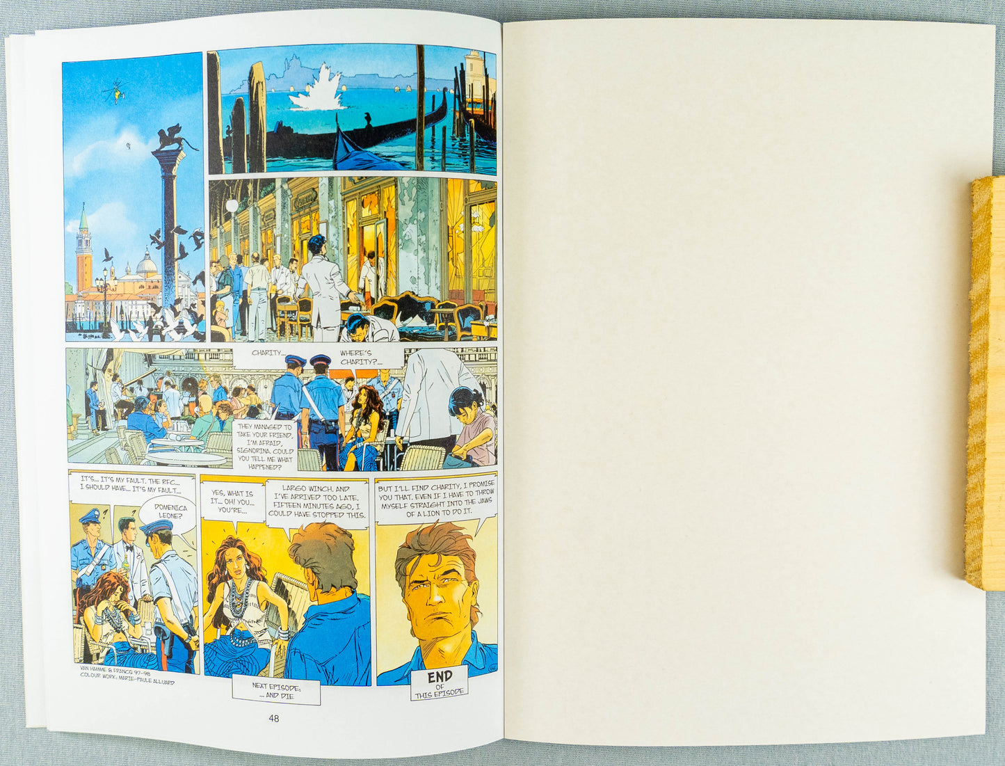 Largo Winch Volume 5 - See Venice… Cinebook Paperback Comic Book by Francq / Hamme