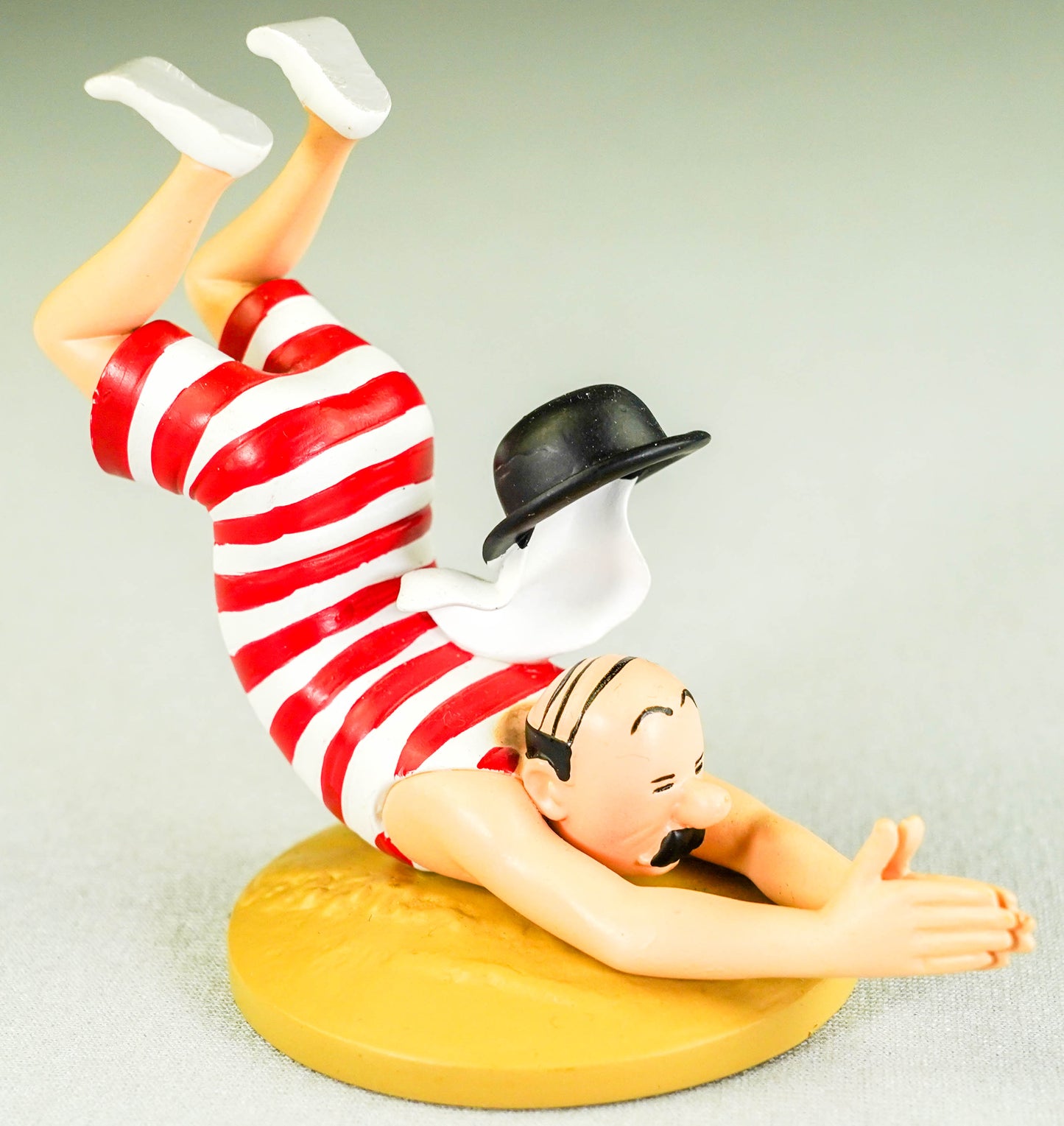 Tintin Figurine Moulinsart 42196 Thomson Diving Black Gold 12cm Resin Figure 55