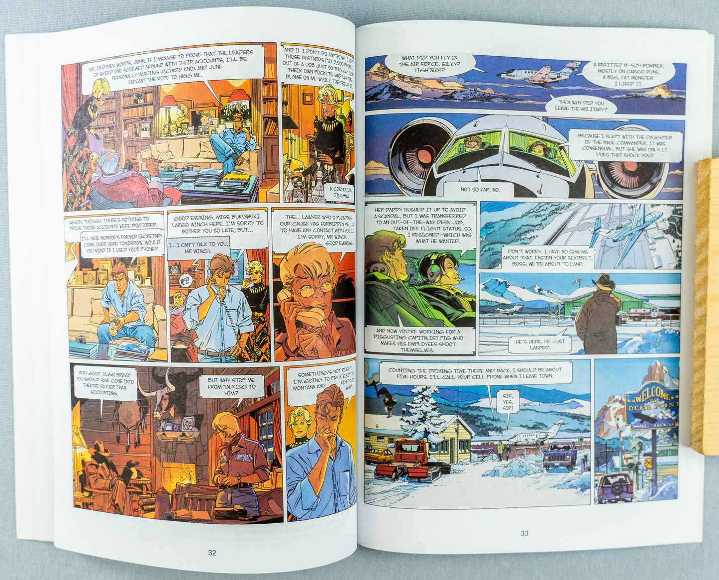 Largo Winch Volume 9 - The Price of Money Cinebook Paperback Comic Book by Francq / Hamme