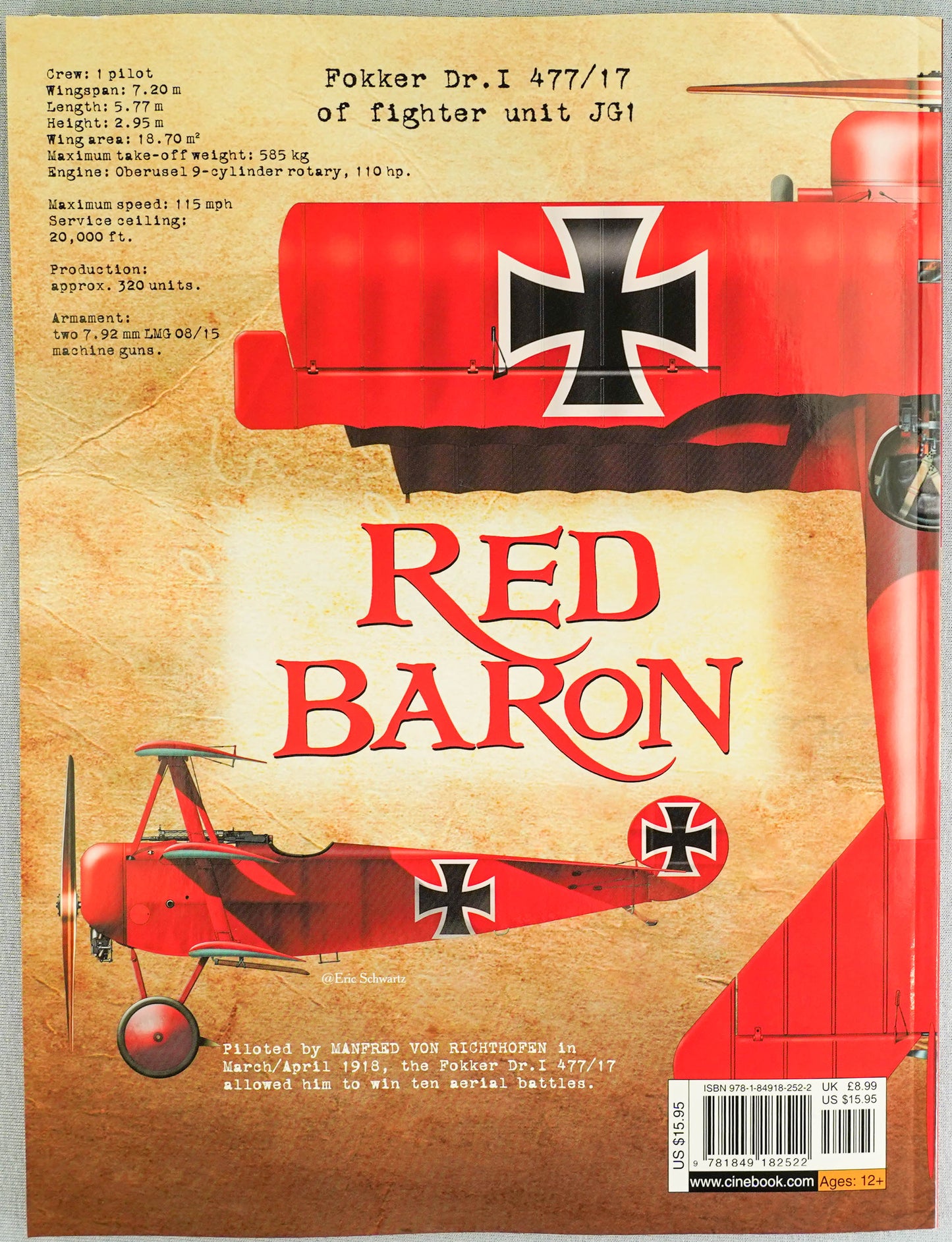 Red Baron Volume 3: Dungeons & Dragons Cinebook Paperback Comic by Veys/Puerta