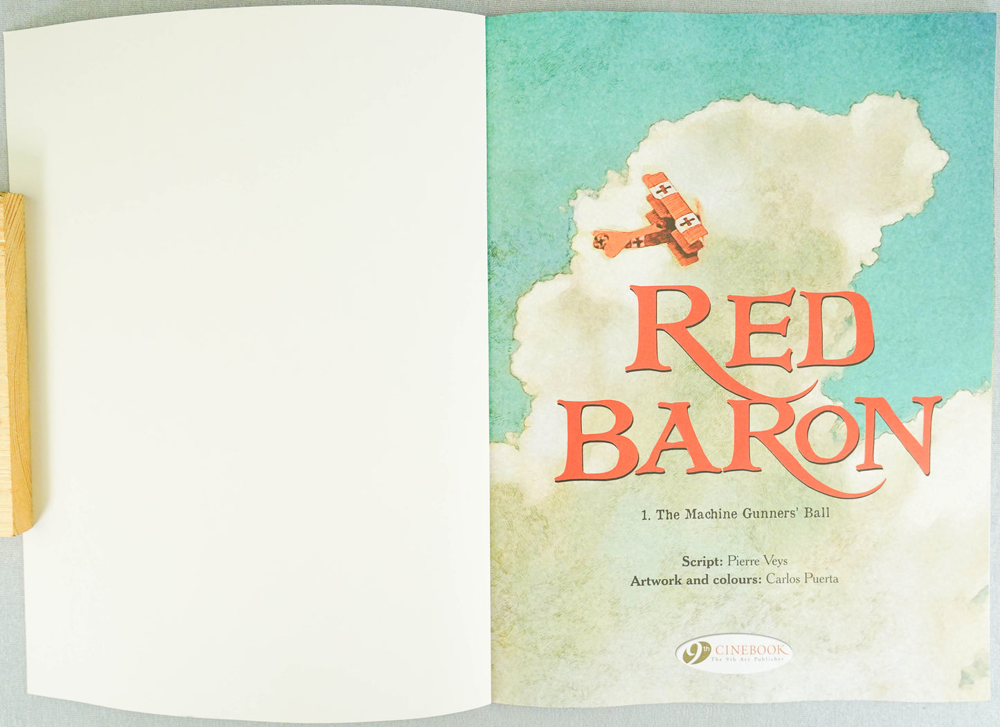 Red Baron Volume 1: The Machine Gunners' Ball Cinebook Paperback Comic by Veys/Puerta