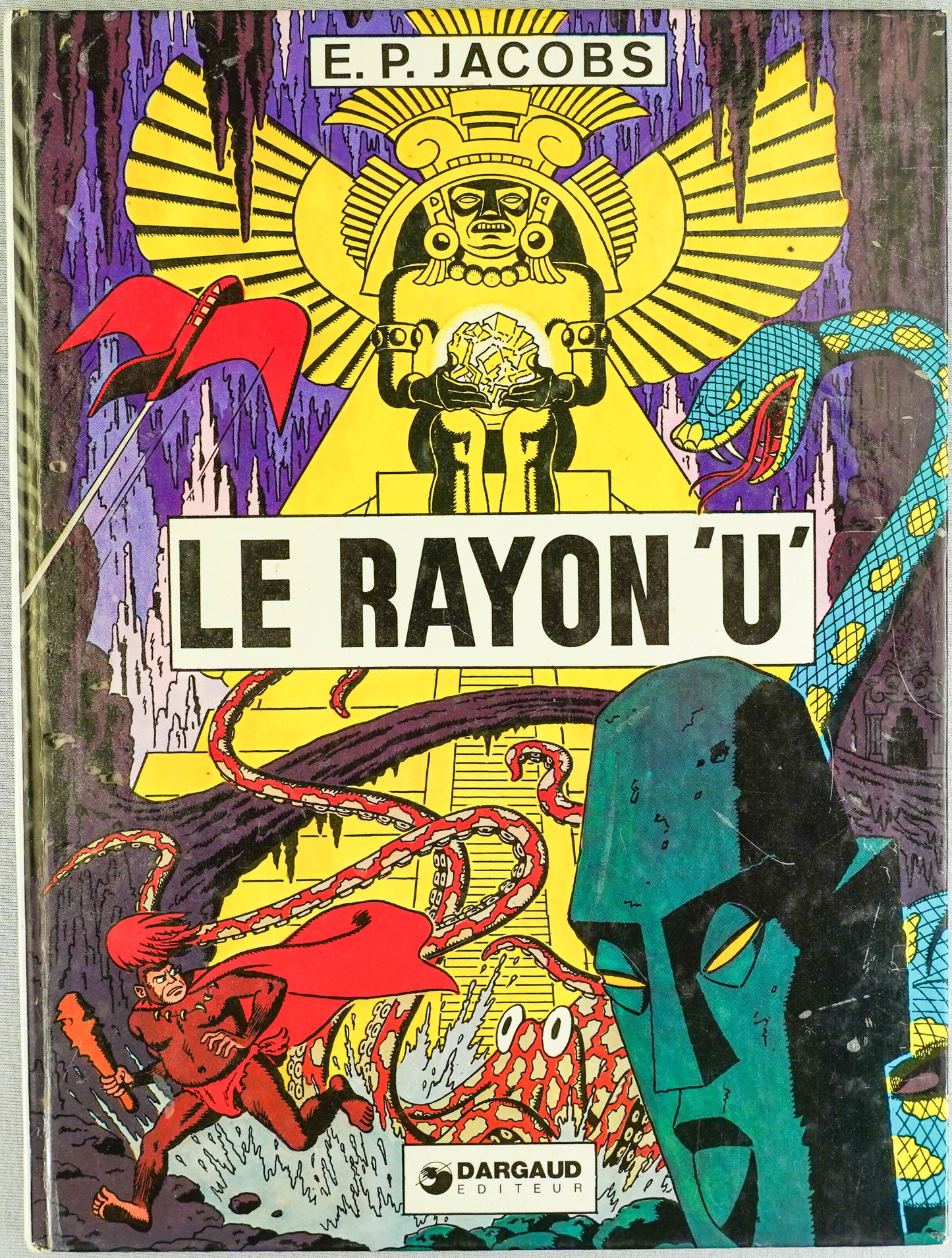 Le Rayon 'U' by Edgar Jacobs 1974 1st Belgian Edition Dargaud HB Blake Mortimer