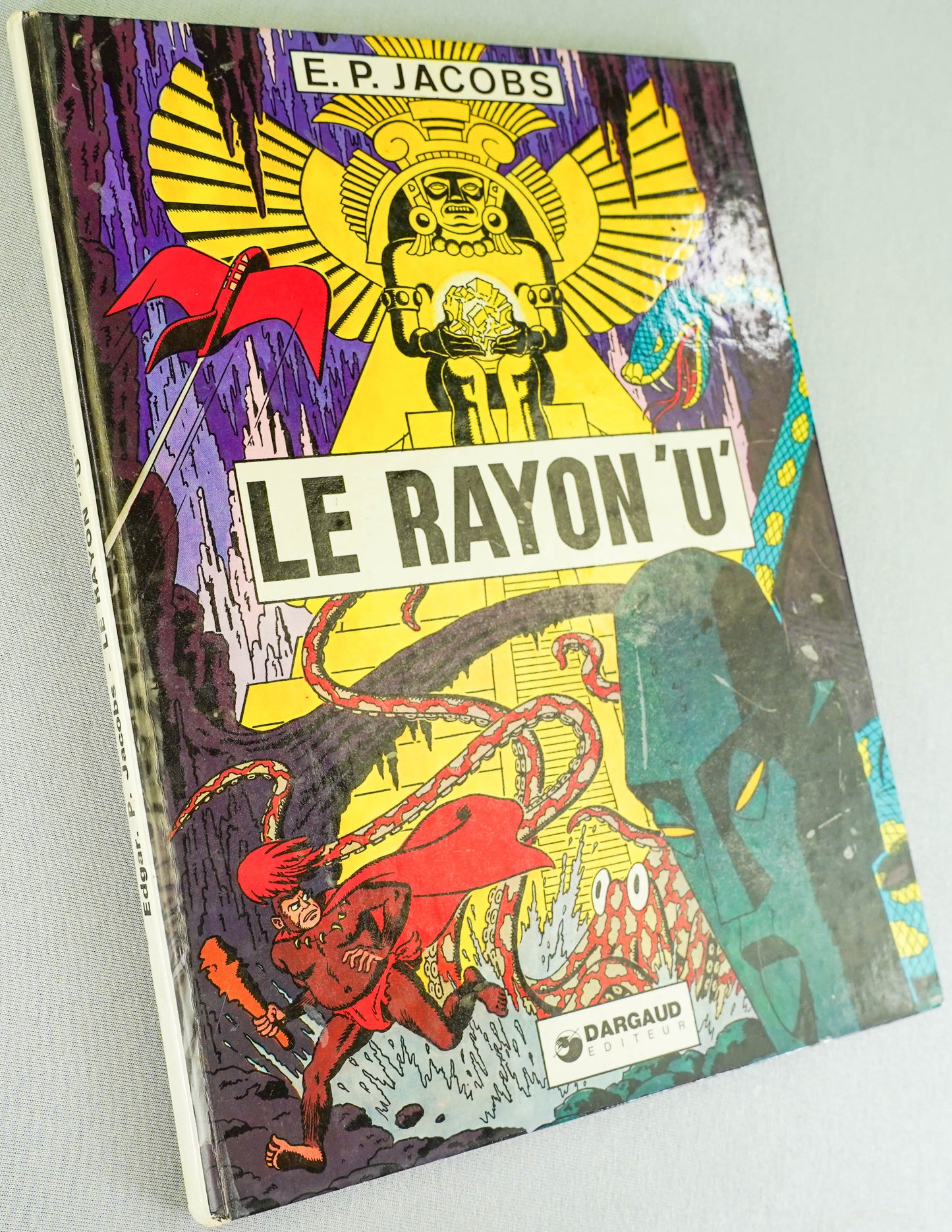 Le Rayon 'U' by Edgar Jacobs 1974 1st Belgian Edition Dargaud HB Blake Mortimer