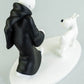 Hors Serie Figurine #5 Tintin in Toga and Snowy Cigars Pharaoh 12cm B&W Resin Model Figure