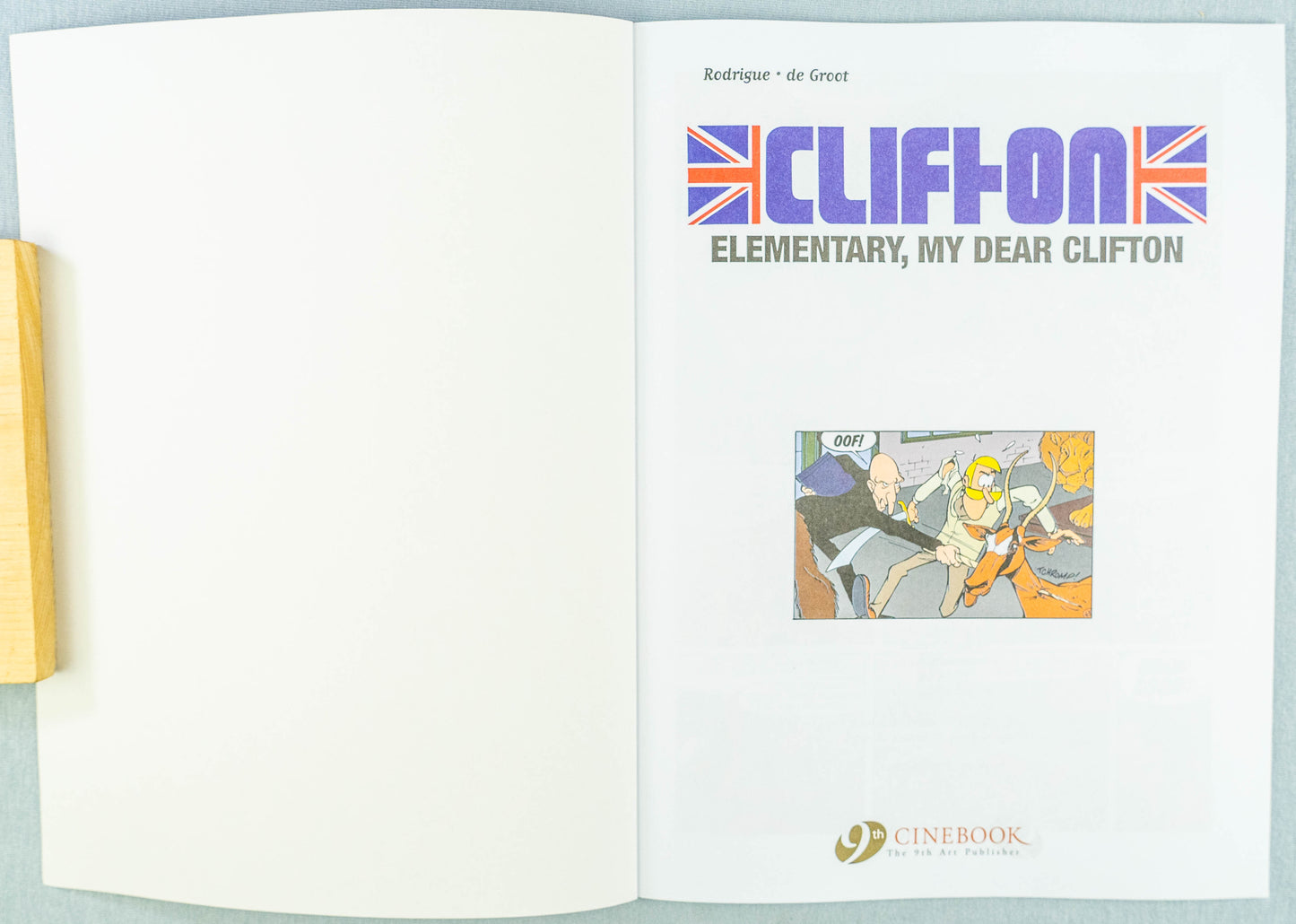 Clifton Volume 7 - Elementary, My Dear Clifton Cinebook Paperback Comic Book Turk / De Groot