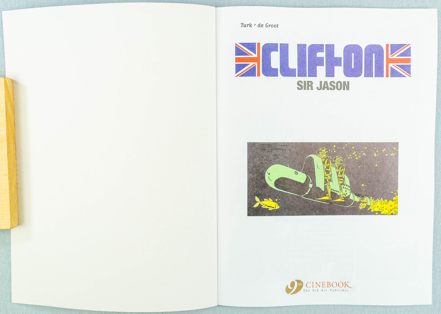 Clifton Volume 8 - Sir Jason Cinebook Paperback Comic Book Turk / De Groot