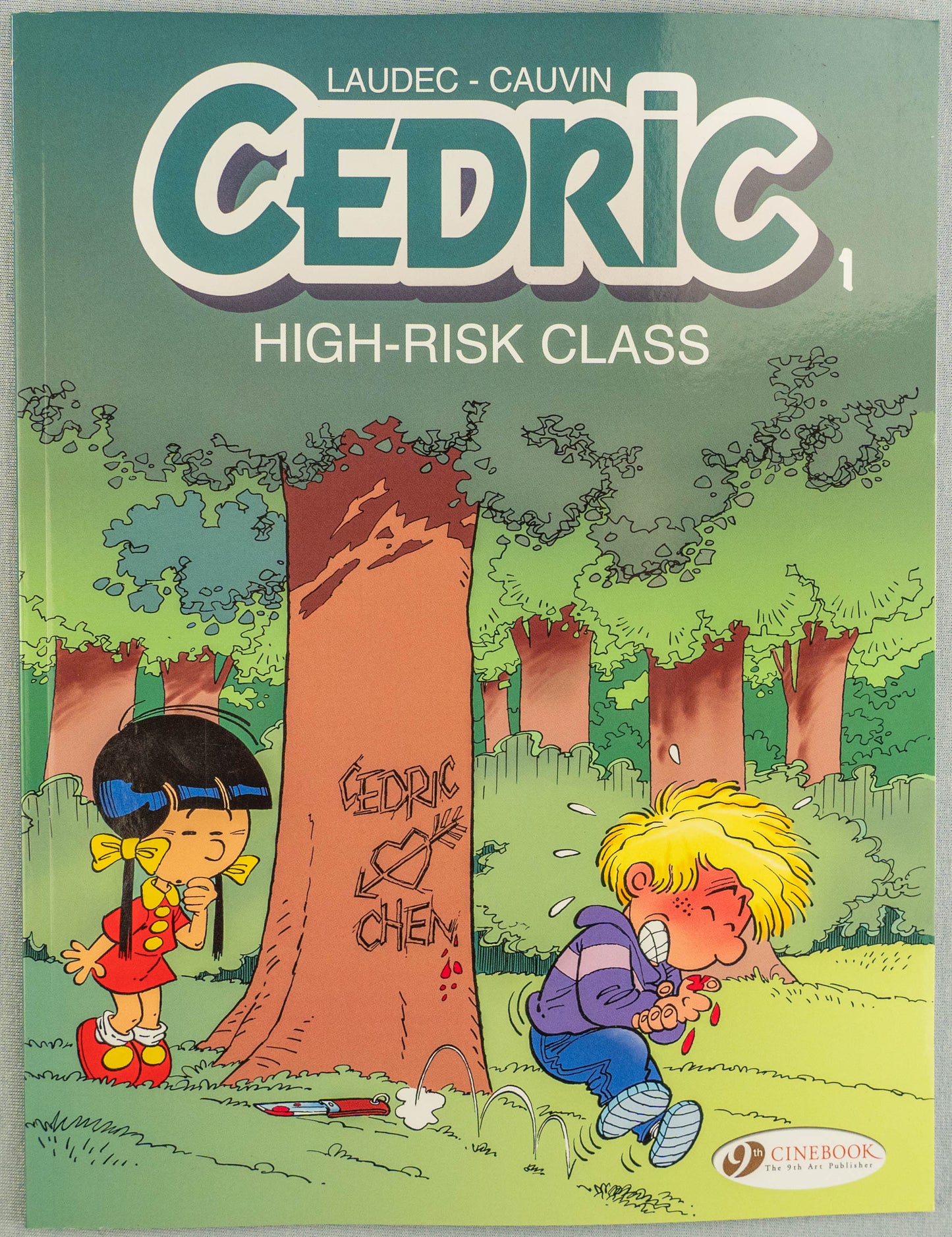 CEDRIC Volume 1 - High-Risk Class Cinebook Paperback Edition Comic Book by Laudec / Cauvin