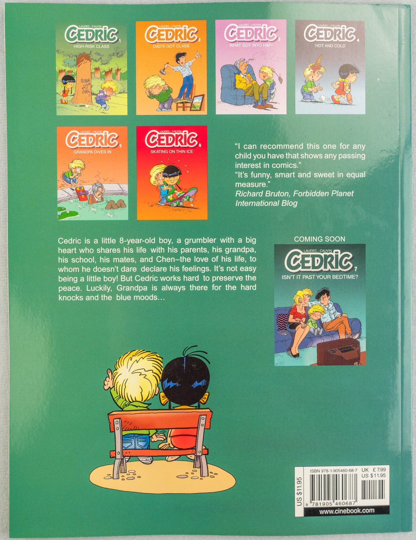 CEDRIC Volume 1 - High-Risk Class Cinebook Paperback Edition Comic Book by Laudec / Cauvin
