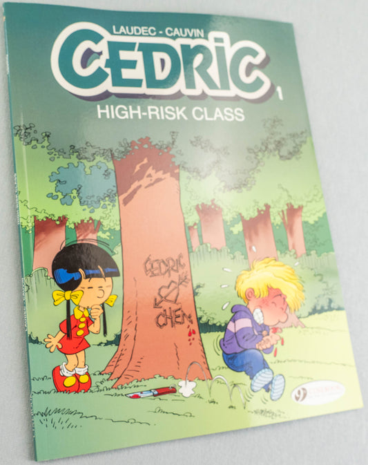 CEDRIC Volume 1 - High-Risk Class Cinebook Paperback Edition Comic Book by Laudec / Cauvin