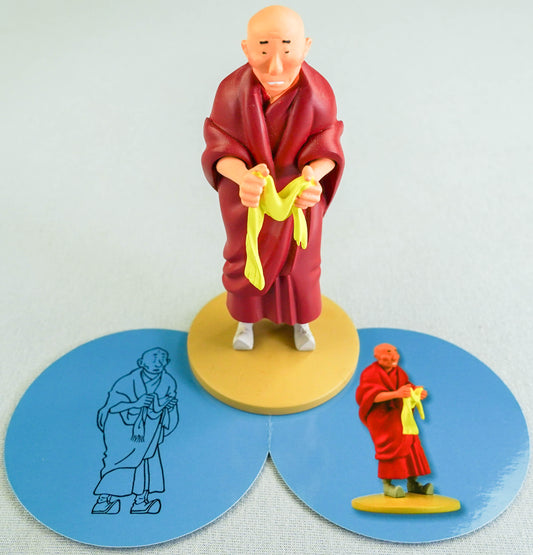 Tintin Figurine Moulinsart 42226 Monk Blessed Lighting - Tibet Officielle 29