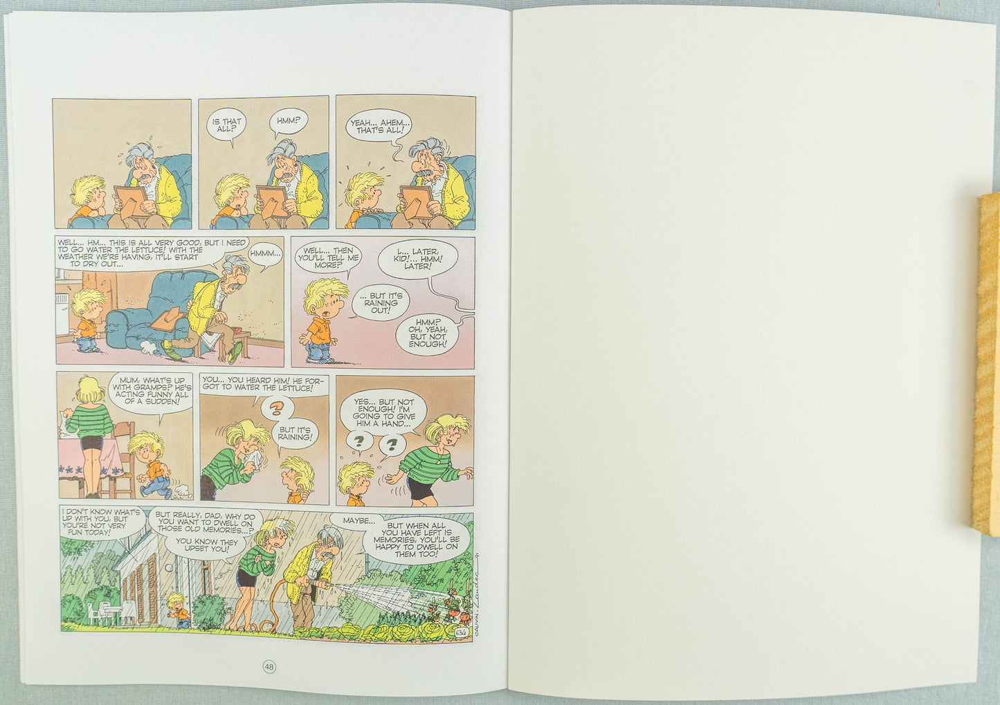 CEDRIC Volume 3 - What Got Into Him? Cinebook Paperback Edition Comic Book by Laudec / Cauvin