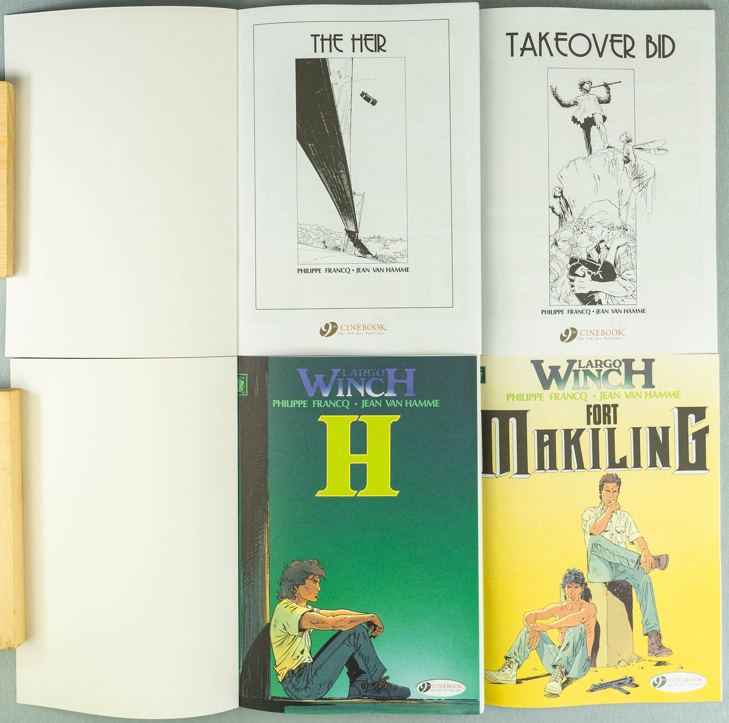 Largo Winch: Cinebook Paperback Edition Comics Full Set x20 Francq / Hamme