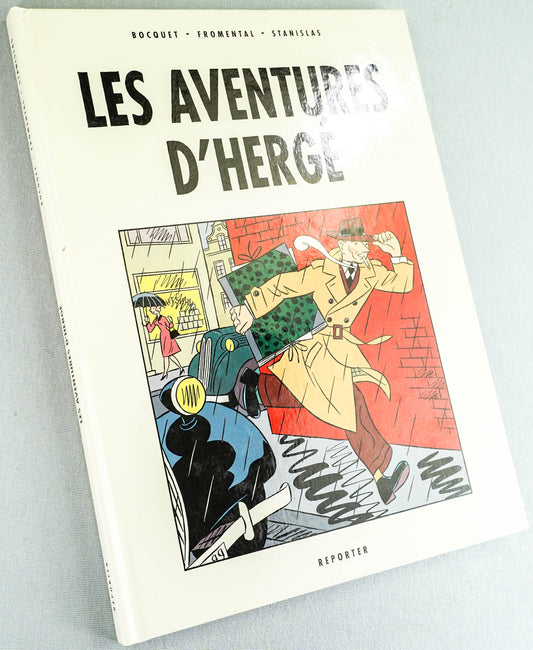 Les Aventures D' Herge 1999 1st Belgian Edition Tintin Book by Bocquet French EO