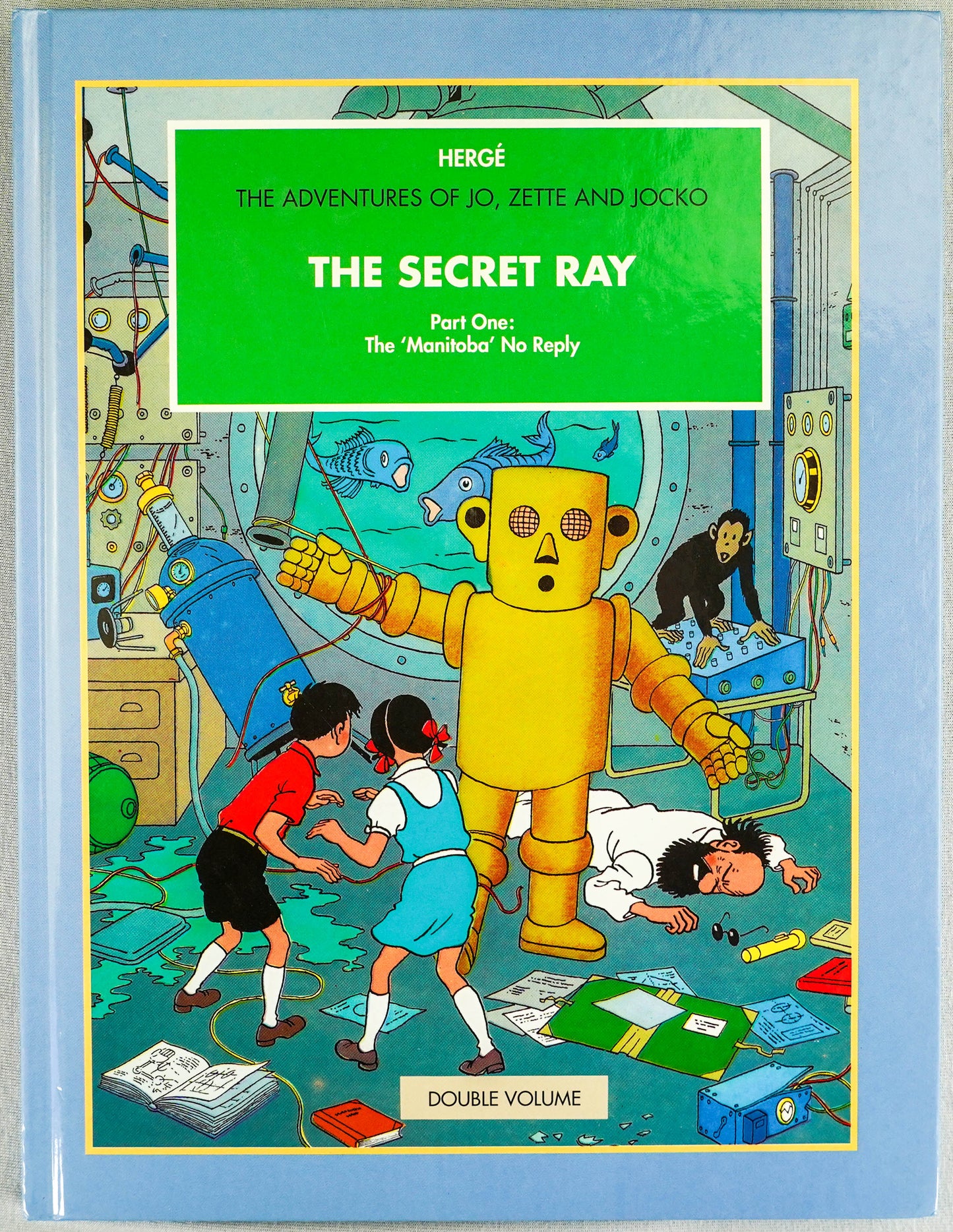 The Secret Ray Part 1 & 2 1994 Methuen 1st UK Edition Rare Herge EO Jo Zette & Jocko